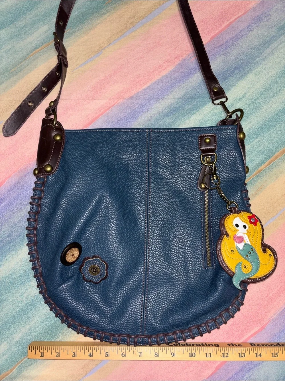 Chala Hobo Bag with Mermaid Charm